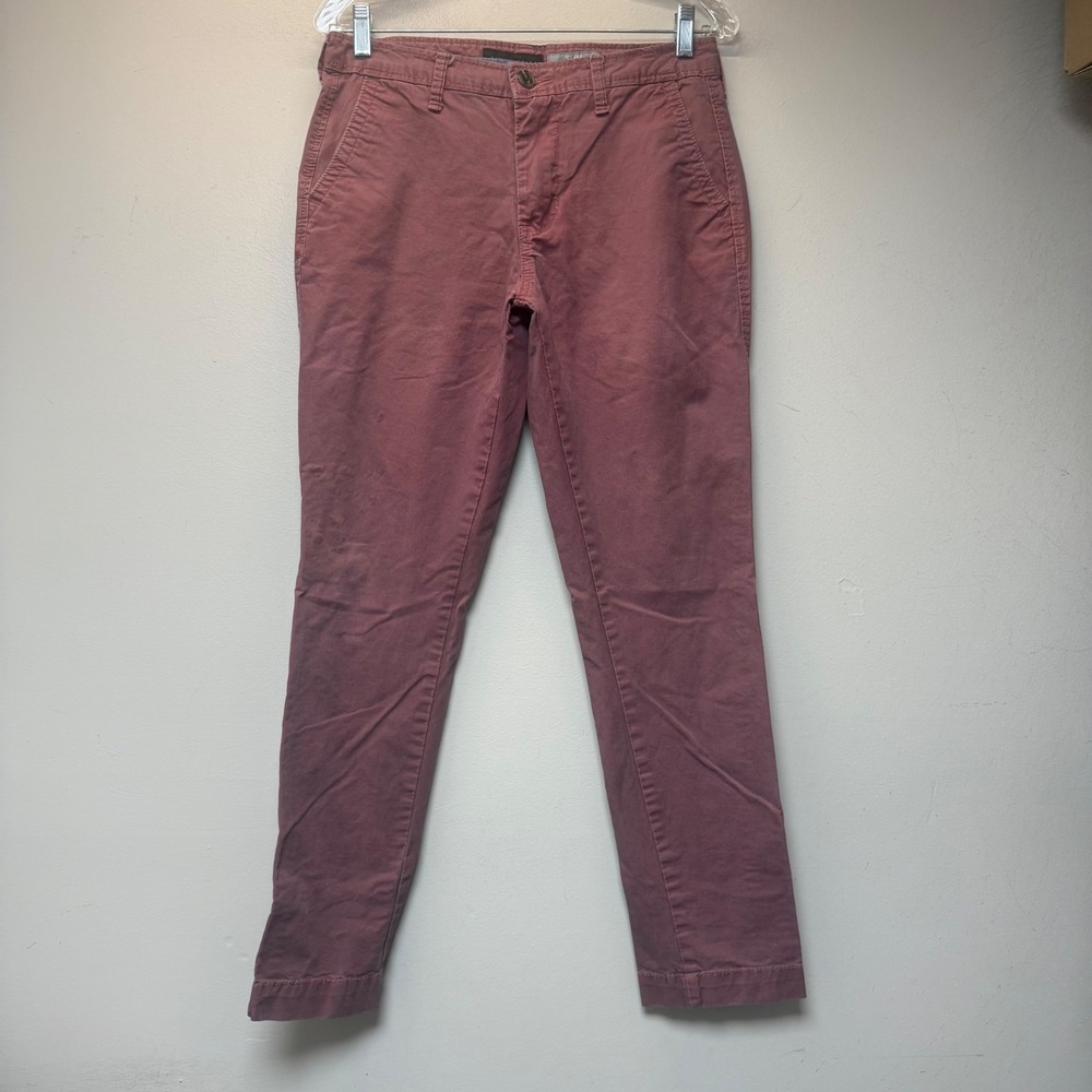 Aeropostale Chino Pants Mens 30x30 Rose Excellent Slim Straight Stretch 12690
